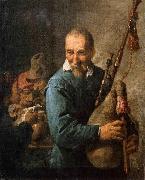 David Teniers the Younger The Musette Player Spain oil painting artist